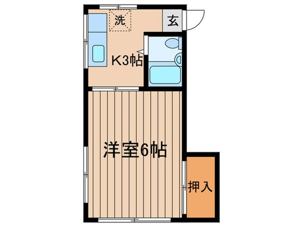 高木コ－ポの物件間取画像